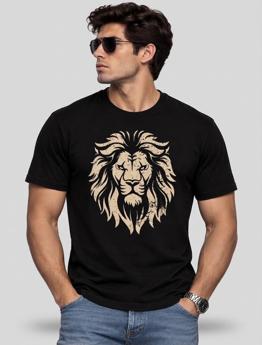 Lion Graphic T Shirt
